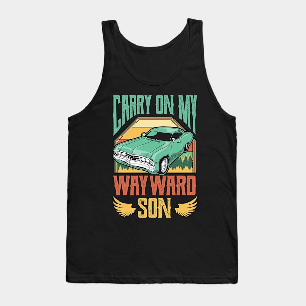 Carry on my Wayward Son Classic Car Tank Top by aneisha